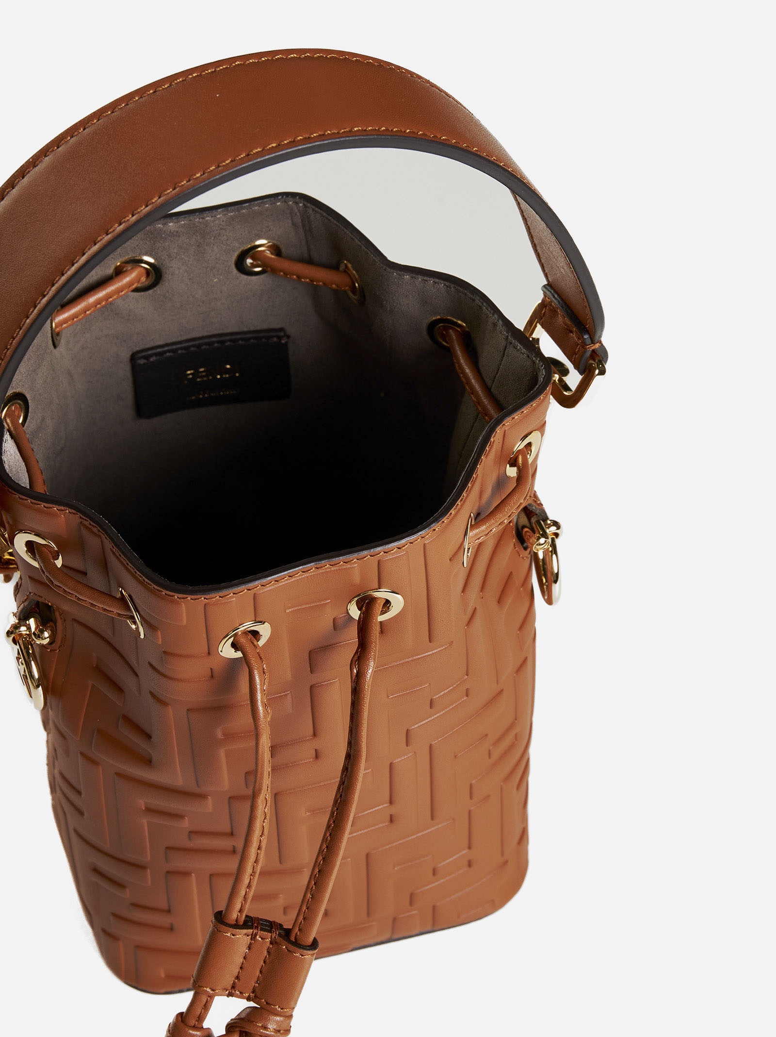 Mon Tresor - Brown leather minibag