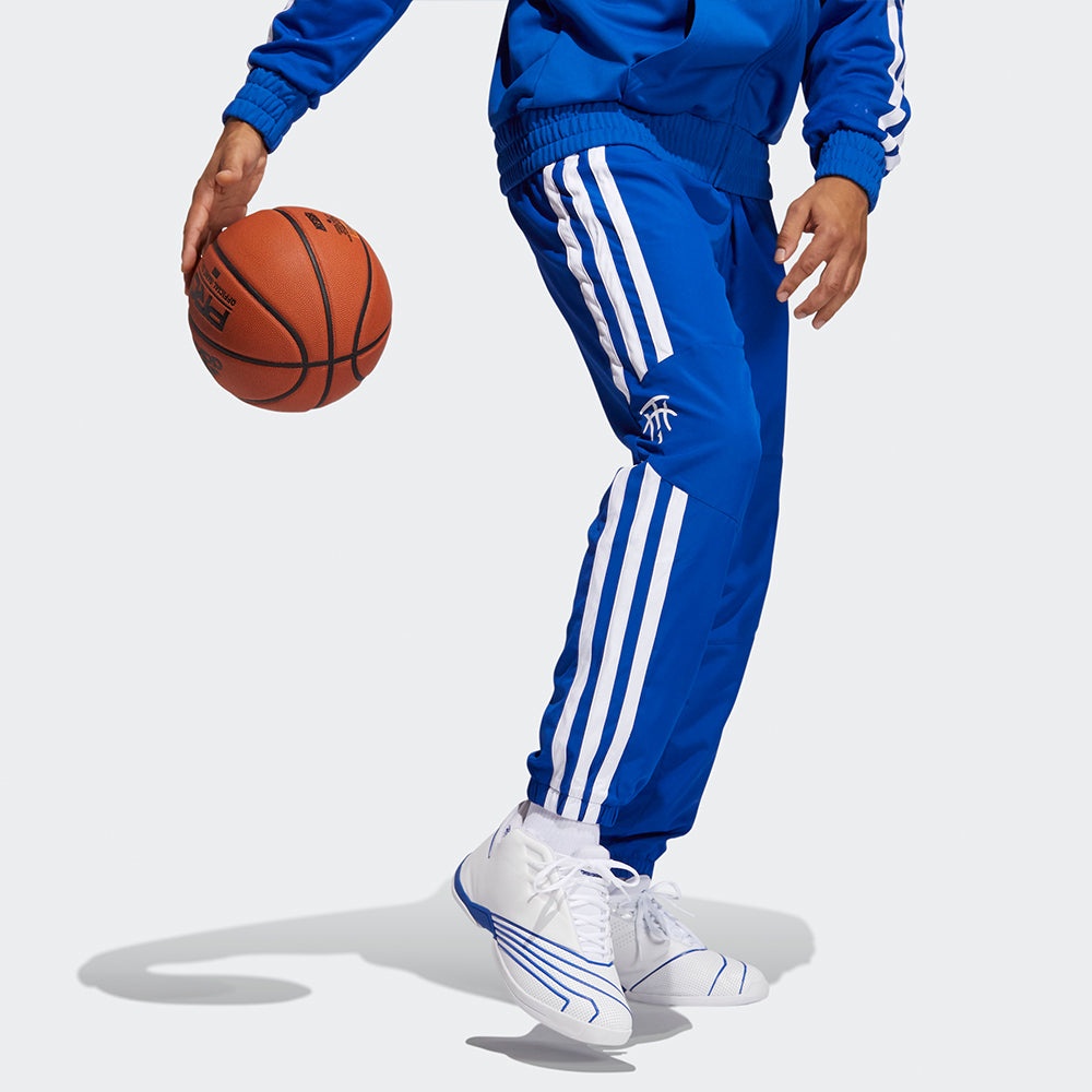 adidas Mtc Pant Printing Basketball Sports Long Pants Blue GH6687 - 4