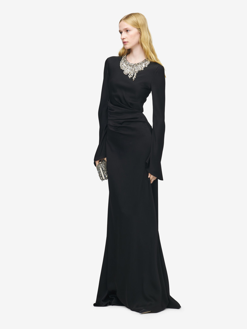 Alexander McQueen Jewelled Embroidery Evening Dress outlook