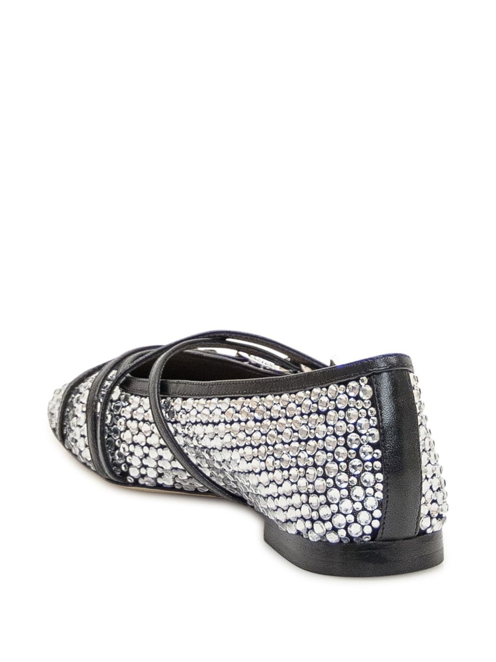 Crystal Net ballerina shoes - 3