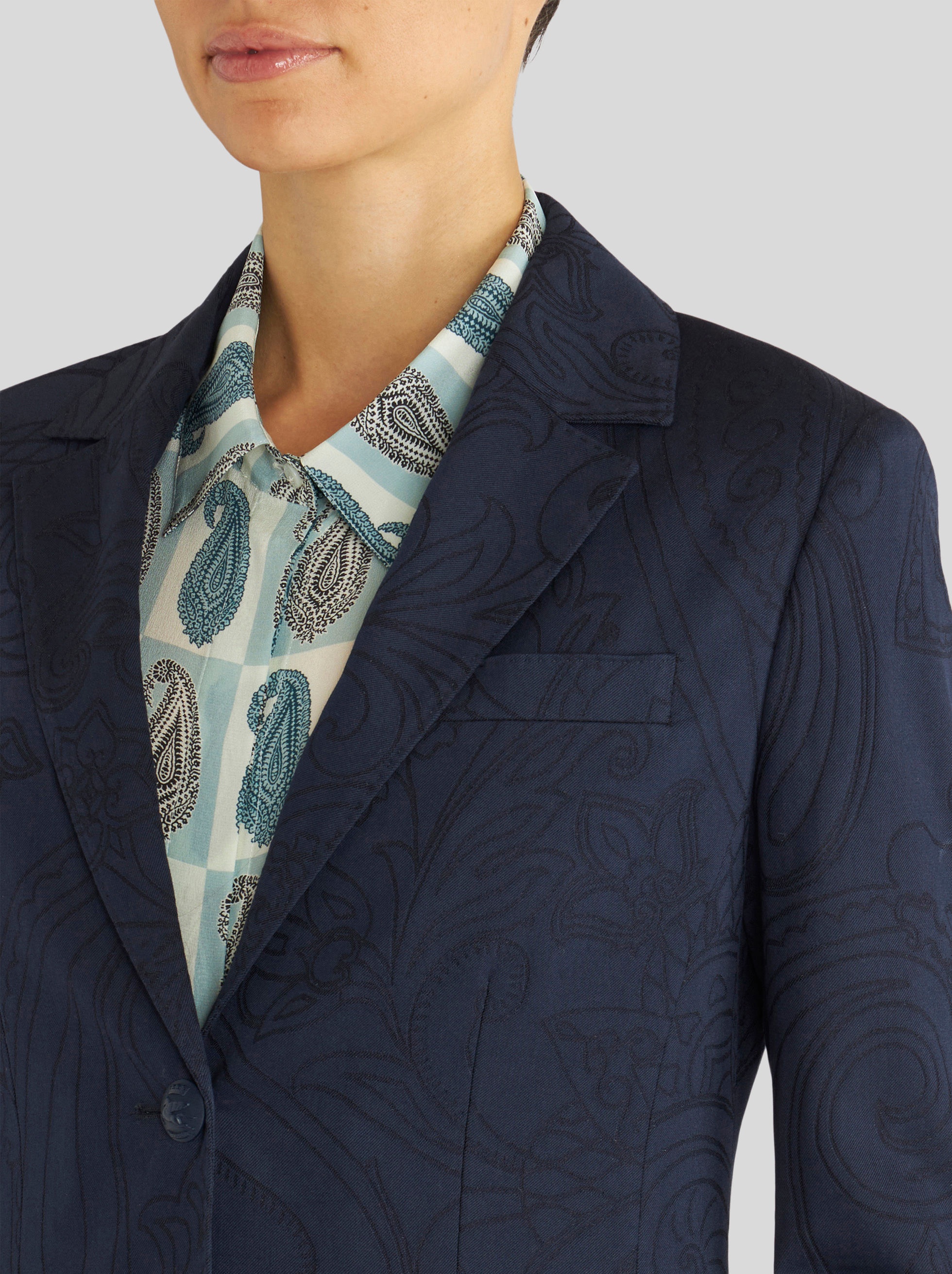 Etro TAILORED PAISLEY JACQUARD JACKET | REVERSIBLE