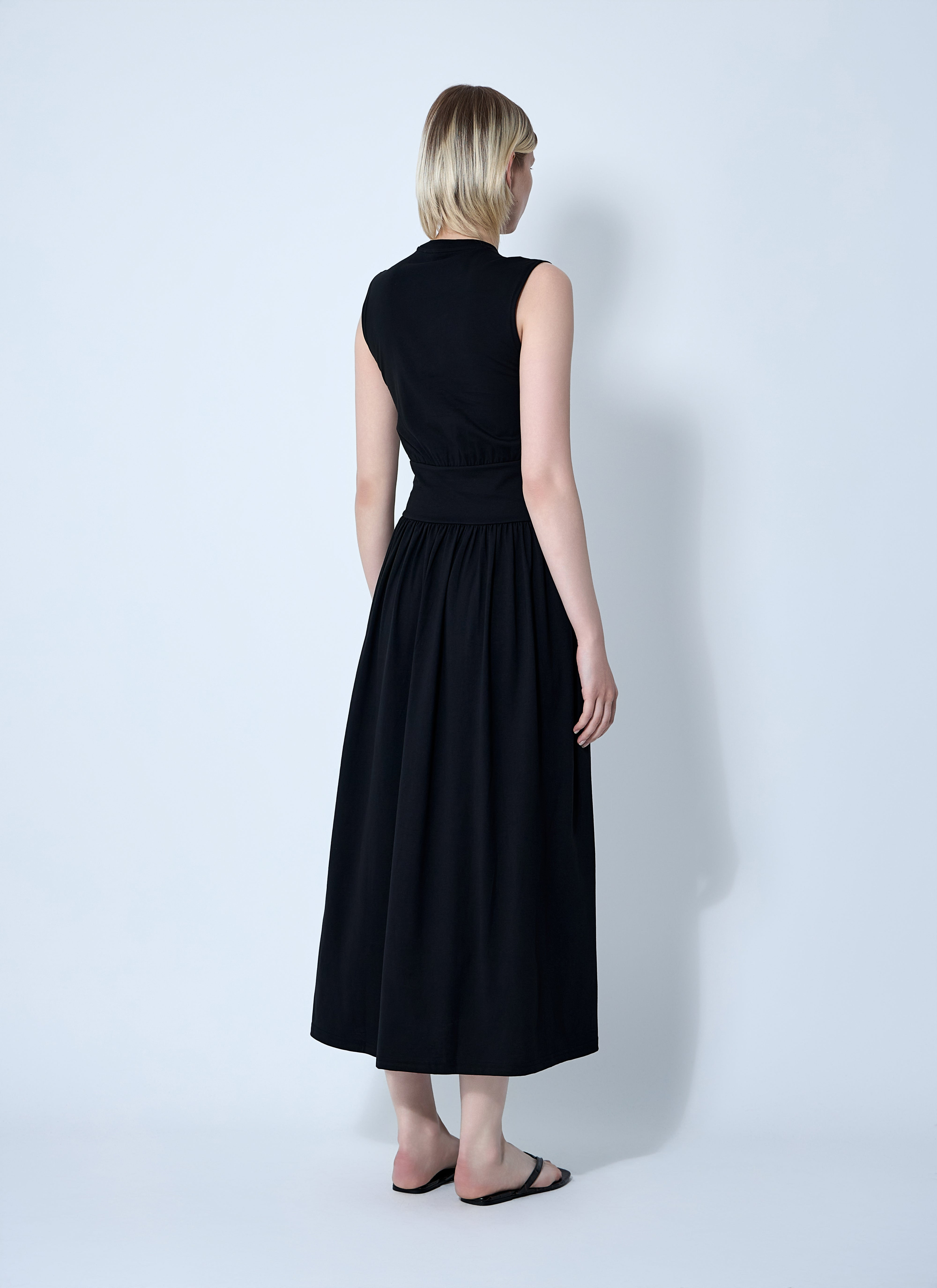 Toteme Women Sleeveless Cotton Tee Dress - 4