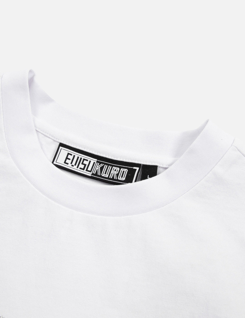 Paisley Check Insert Seagull Loose Fit T-shirt 9