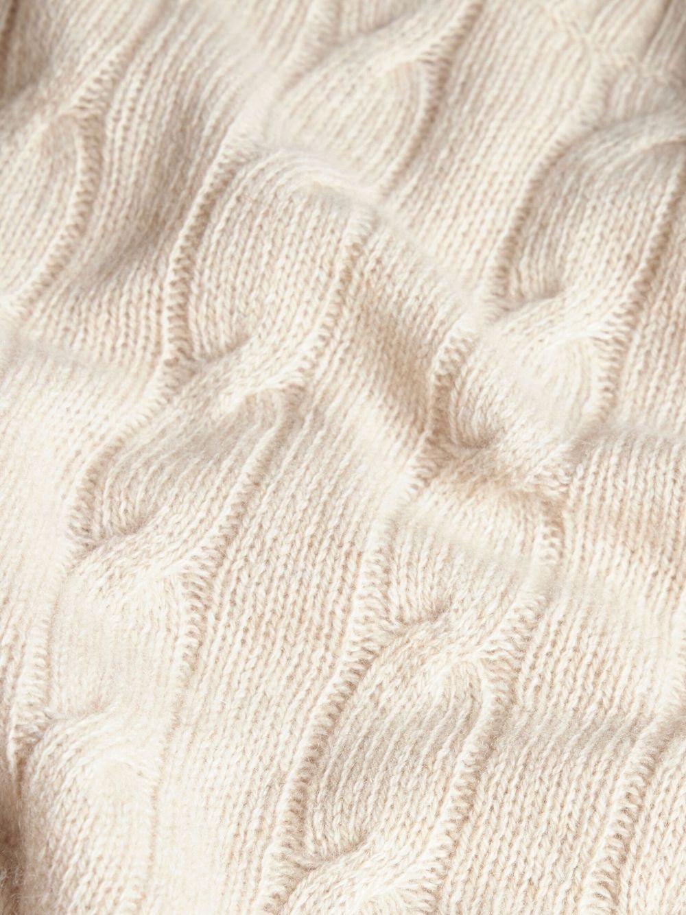 cable-knit cashmere sweater - 5