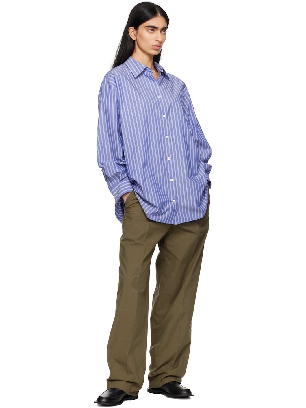 Navy & White Luka Shirt - 4