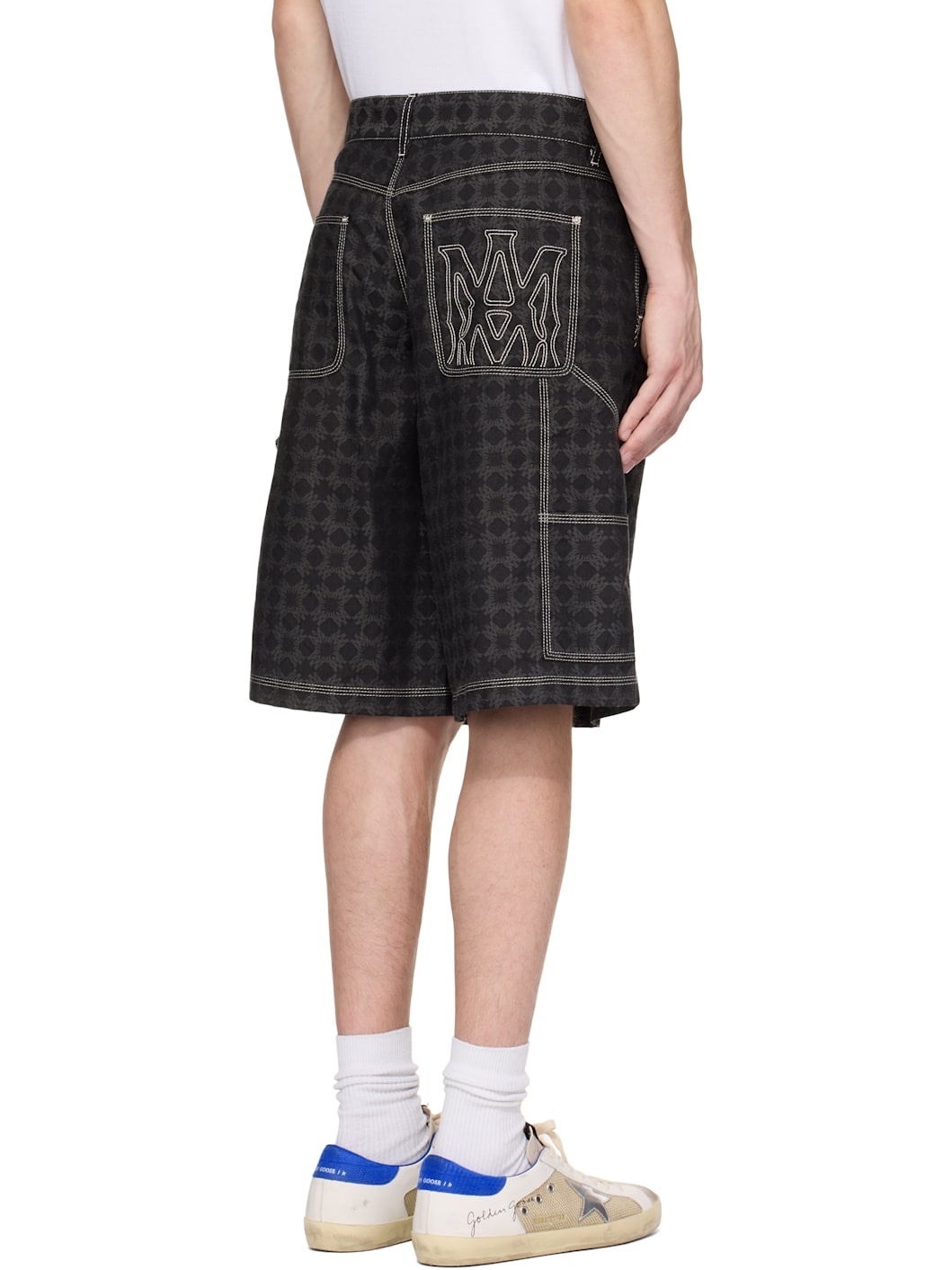 Black MA Quad Work Shorts - 3