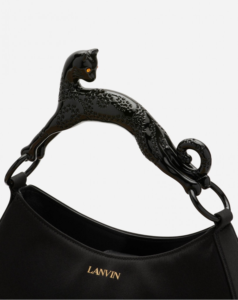 SATIN HOBO CAT BAG SM - 6