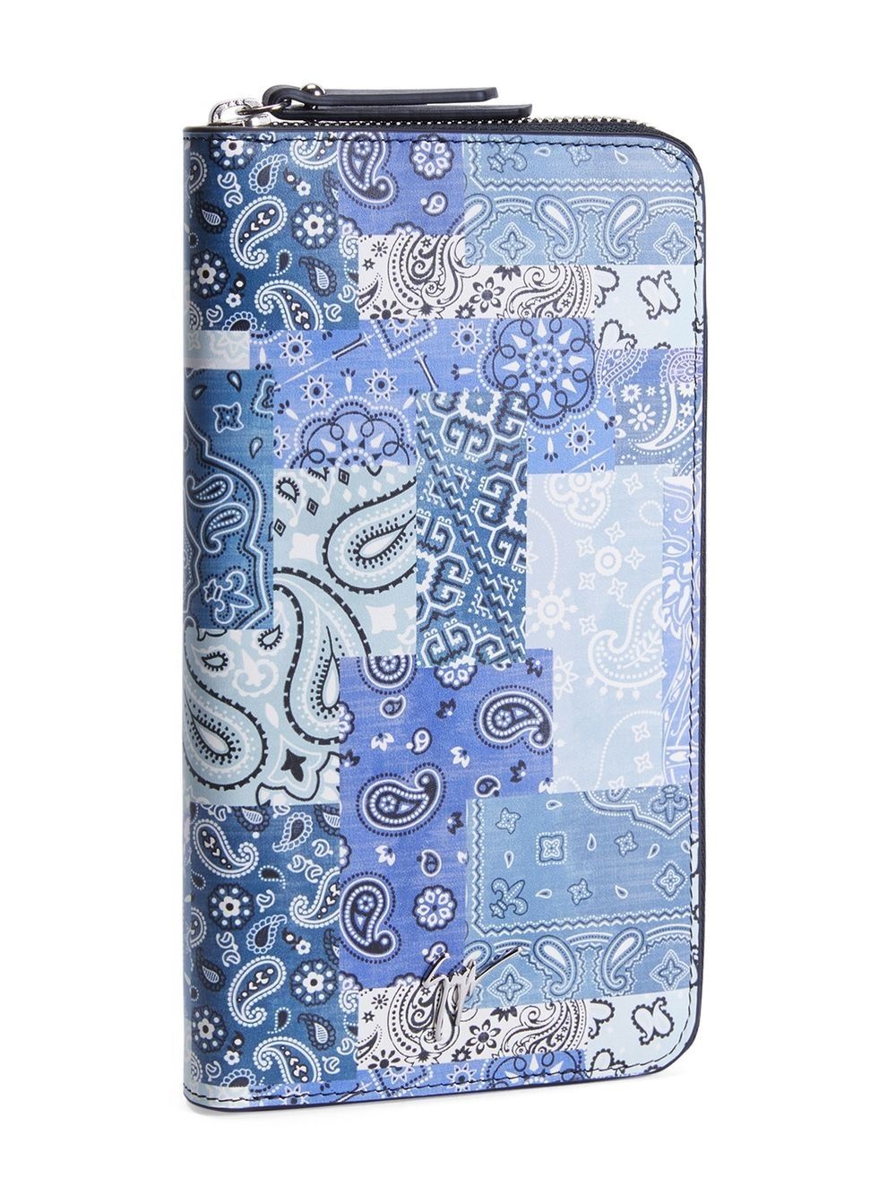 bandana-print zip-around wallet - 4