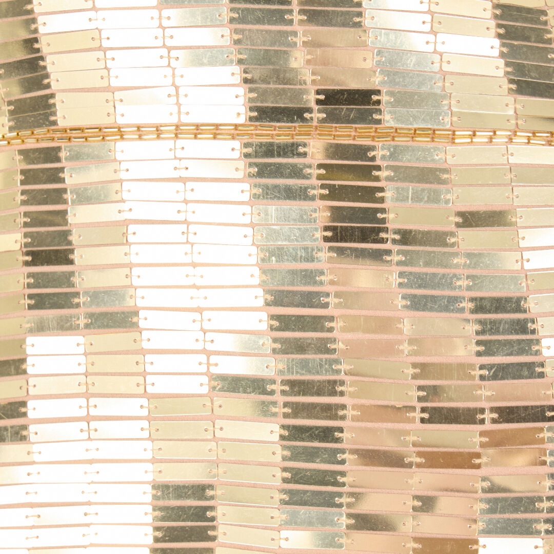 Mini Dress With Gold Appliqués - 5