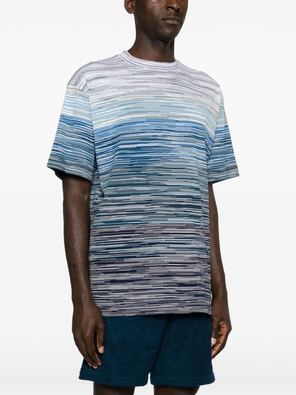 striped cotton T-shirt - 3