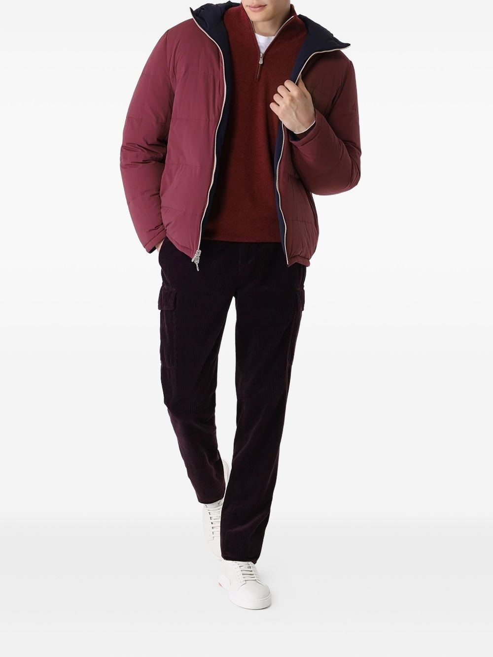 corduroy straight-leg trousers - 2