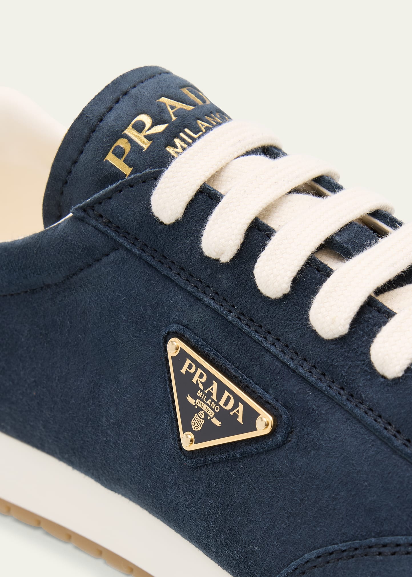 Men's Rank Suede T-Toe Retro Runner Sneakers - 6
