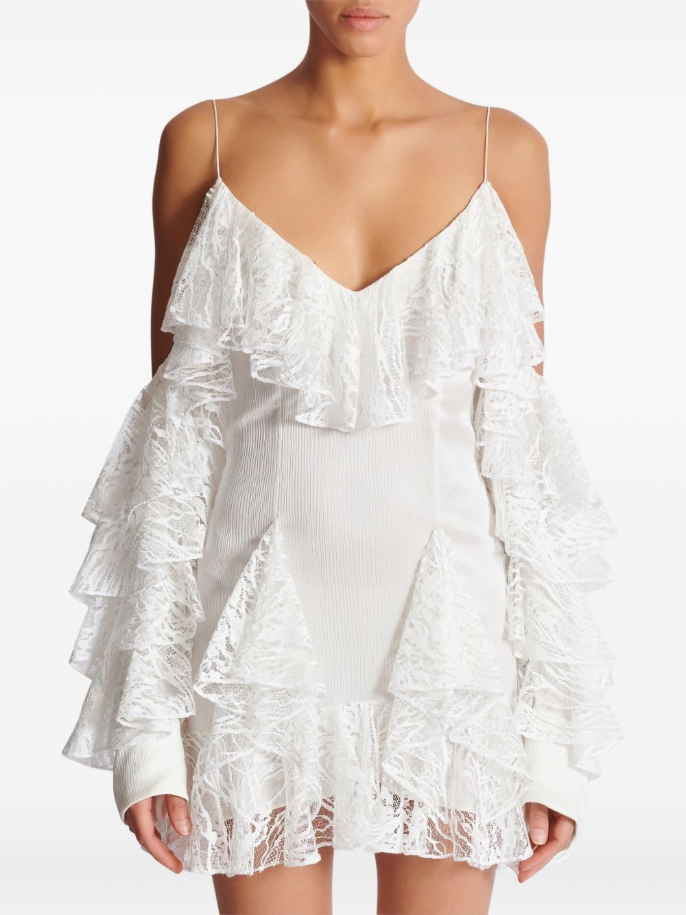 ruffled mini dress - 5
