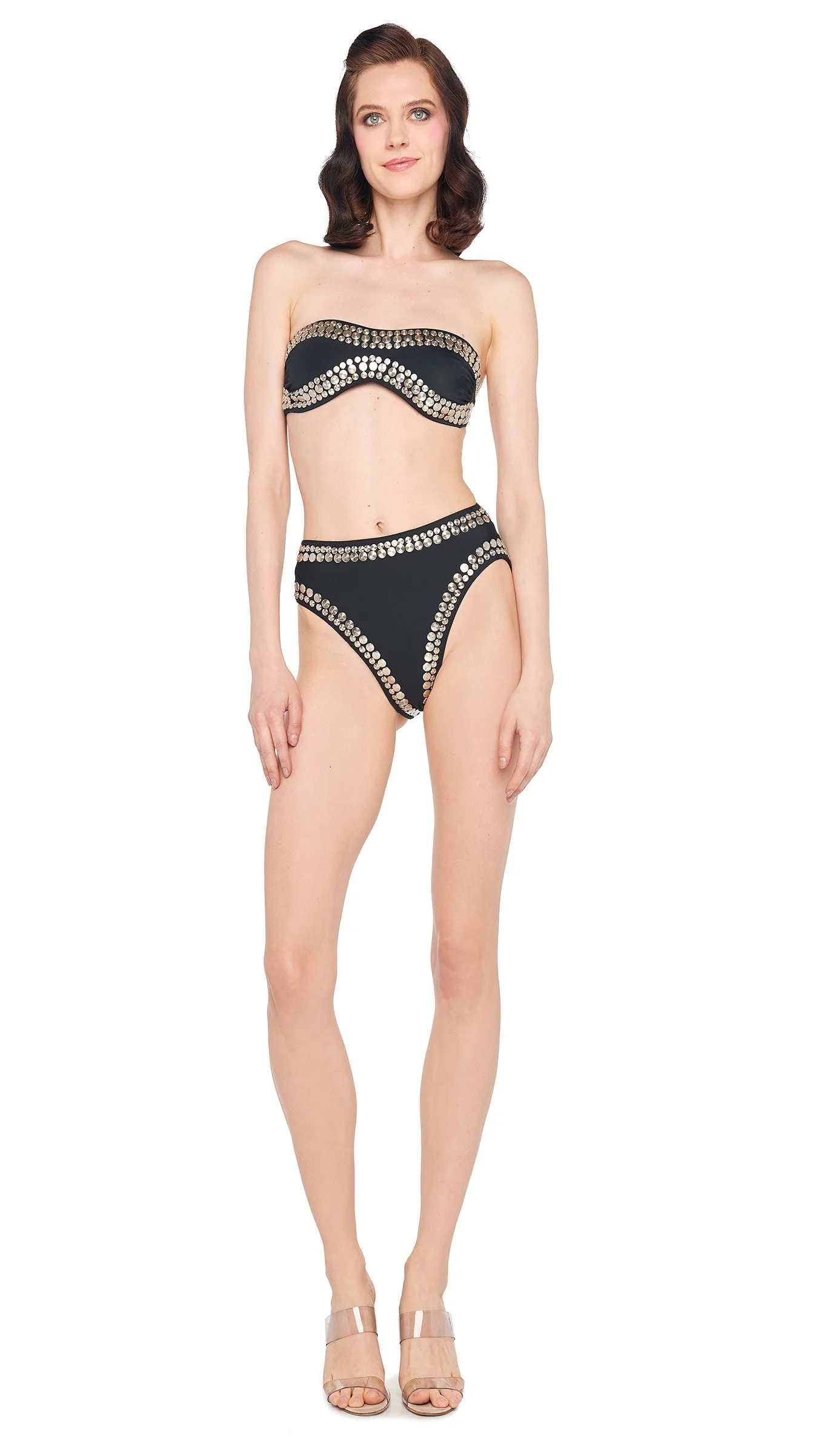 ALL OVER STUD SUNGLASS BRA - 1