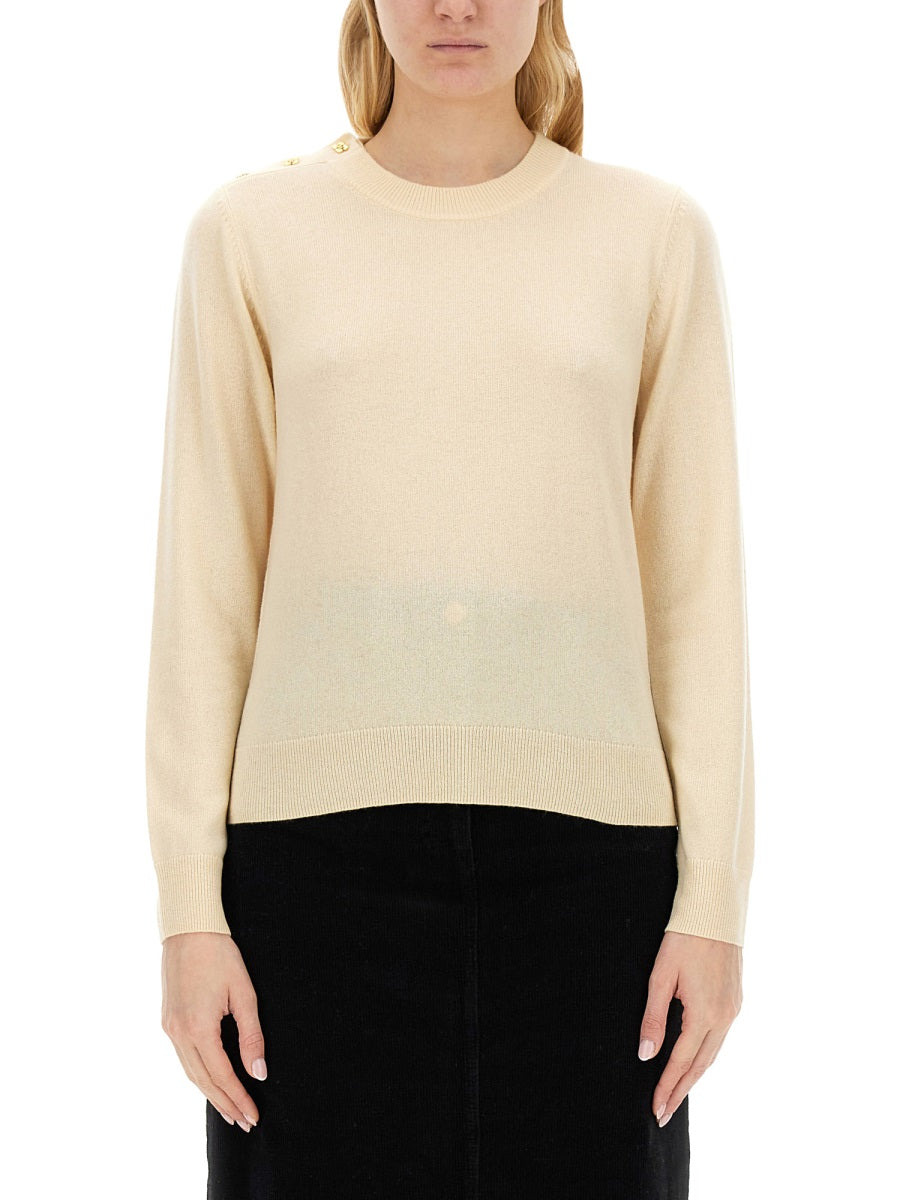 Ganni Women O-Neck Shirt - 1