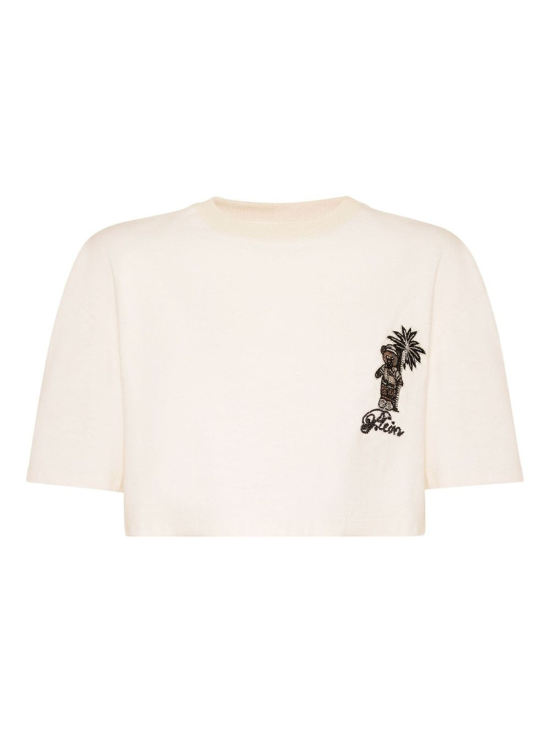 embroidered cropped top 1