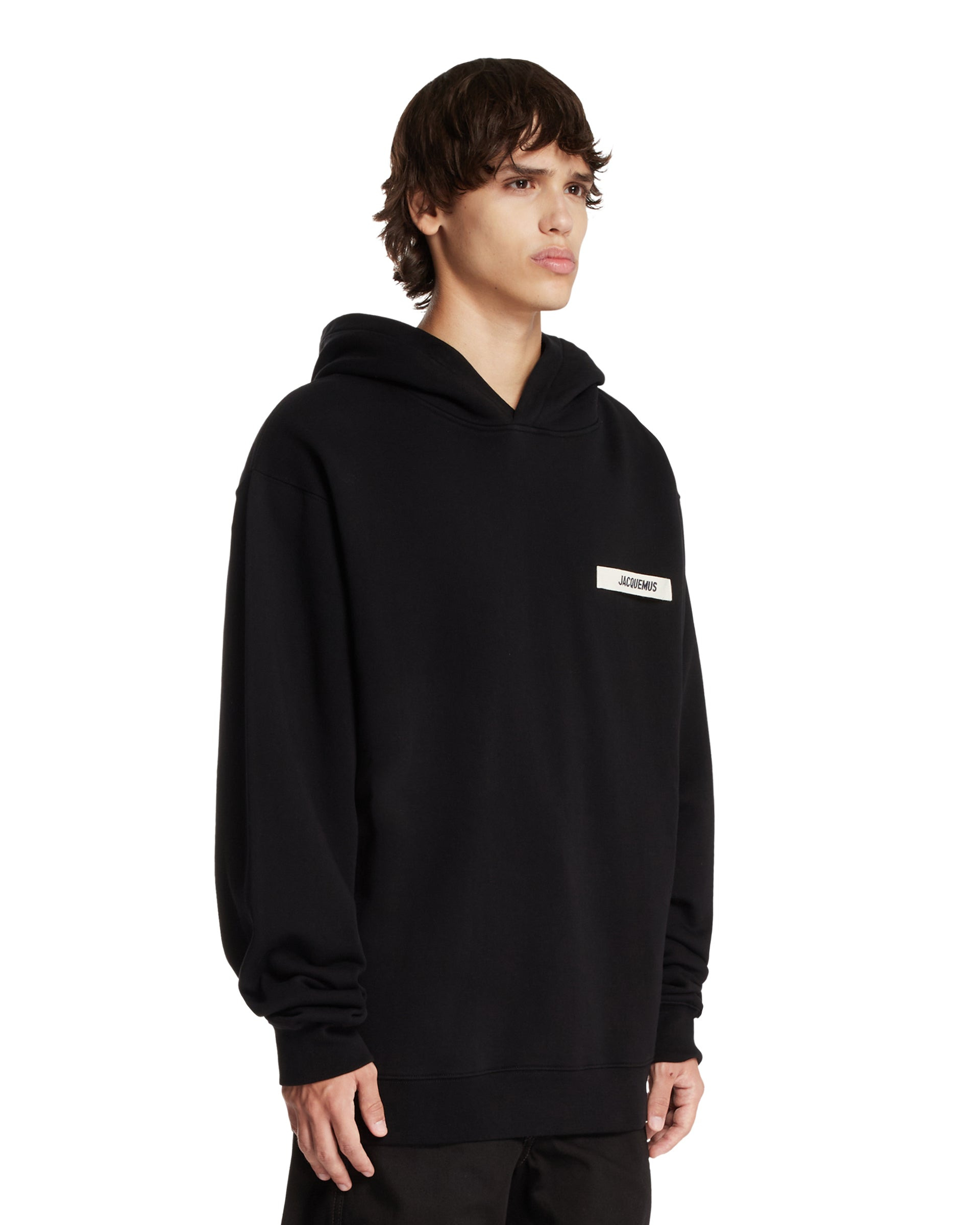 Black Le Hoodie Gros Grain - 4