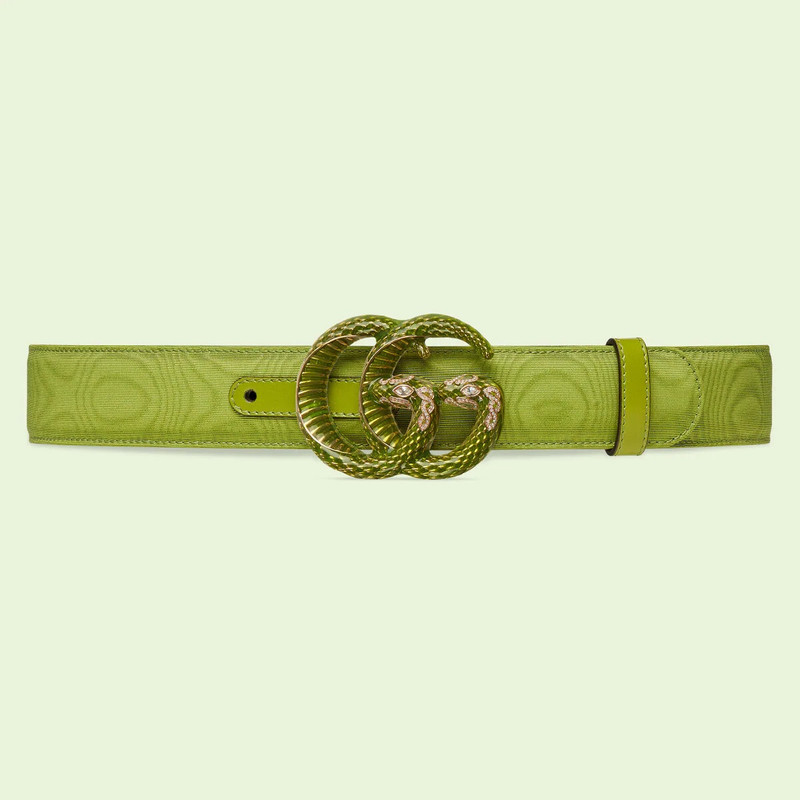 Belt with Double G snake buckle 1