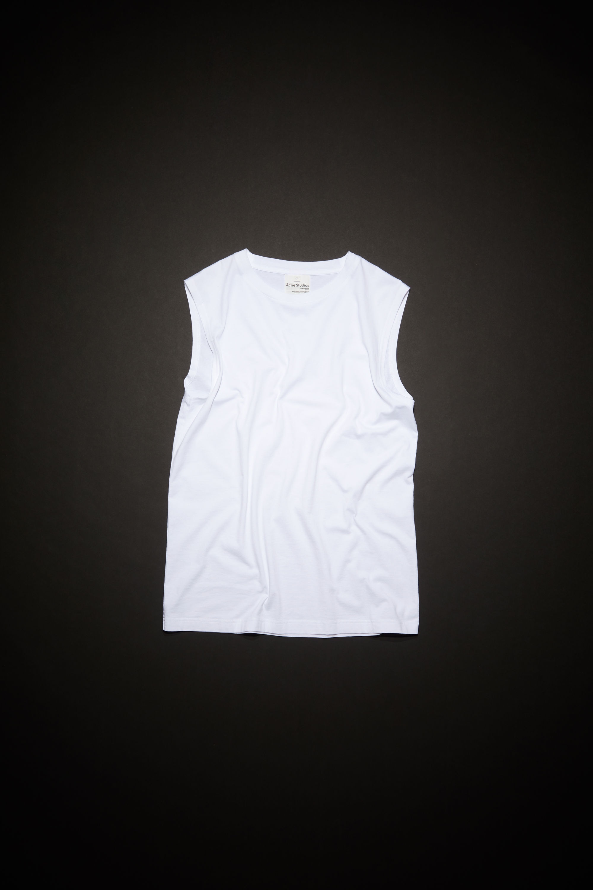 Sleeveless t-shirt - Optic White - 1