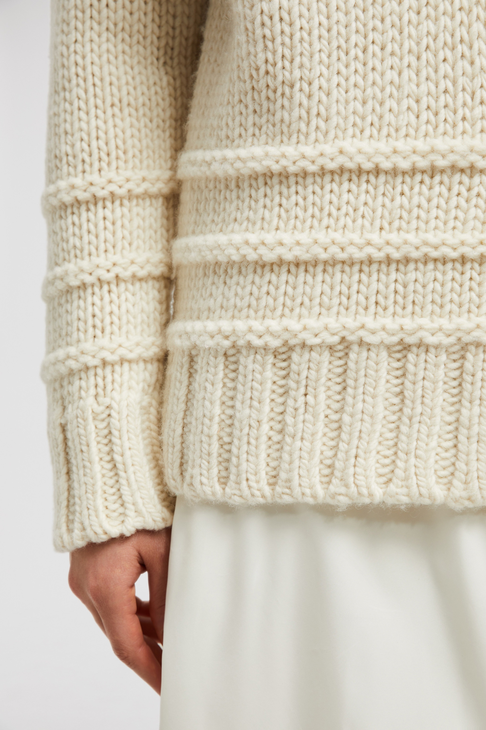 Wool V-Neck Sweater - 6