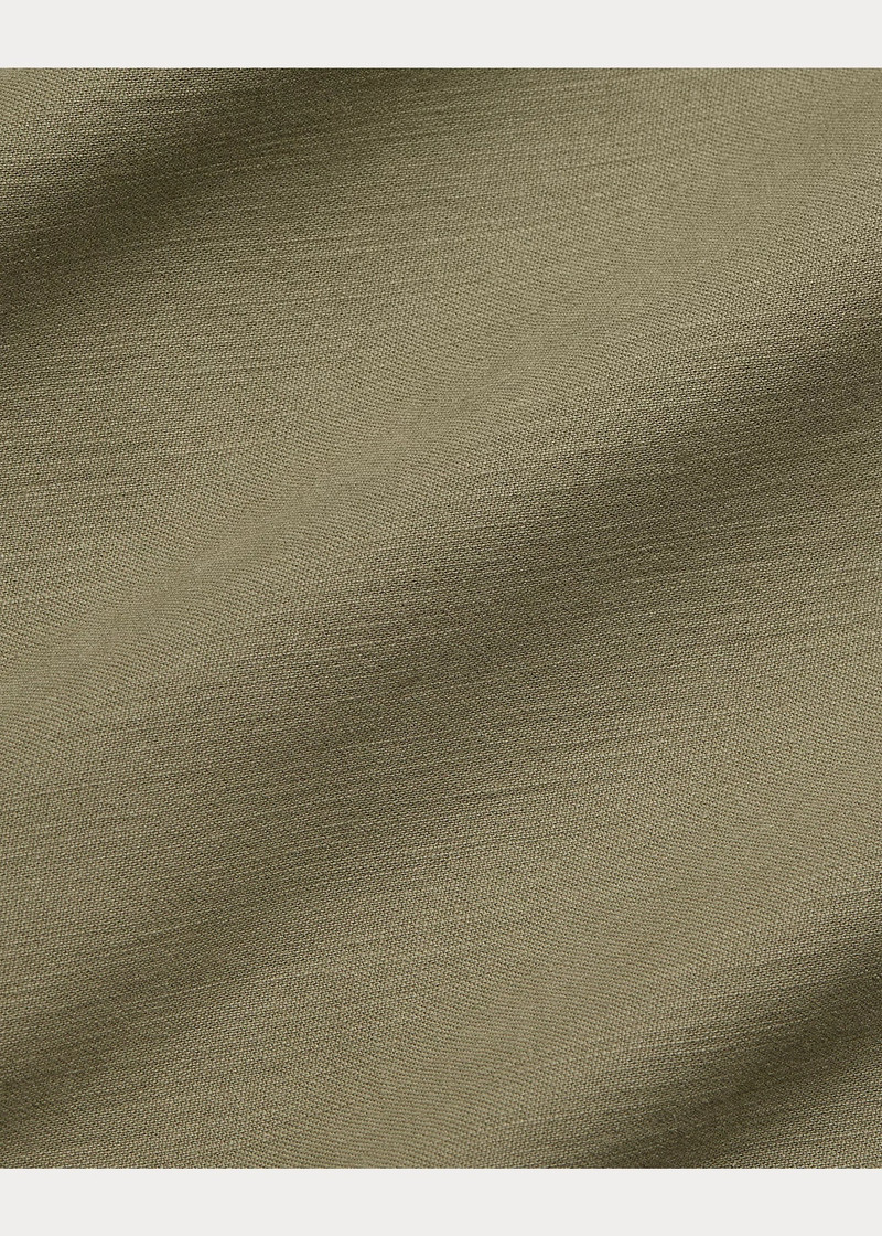 Leather-Yoke Sateen Parka 5