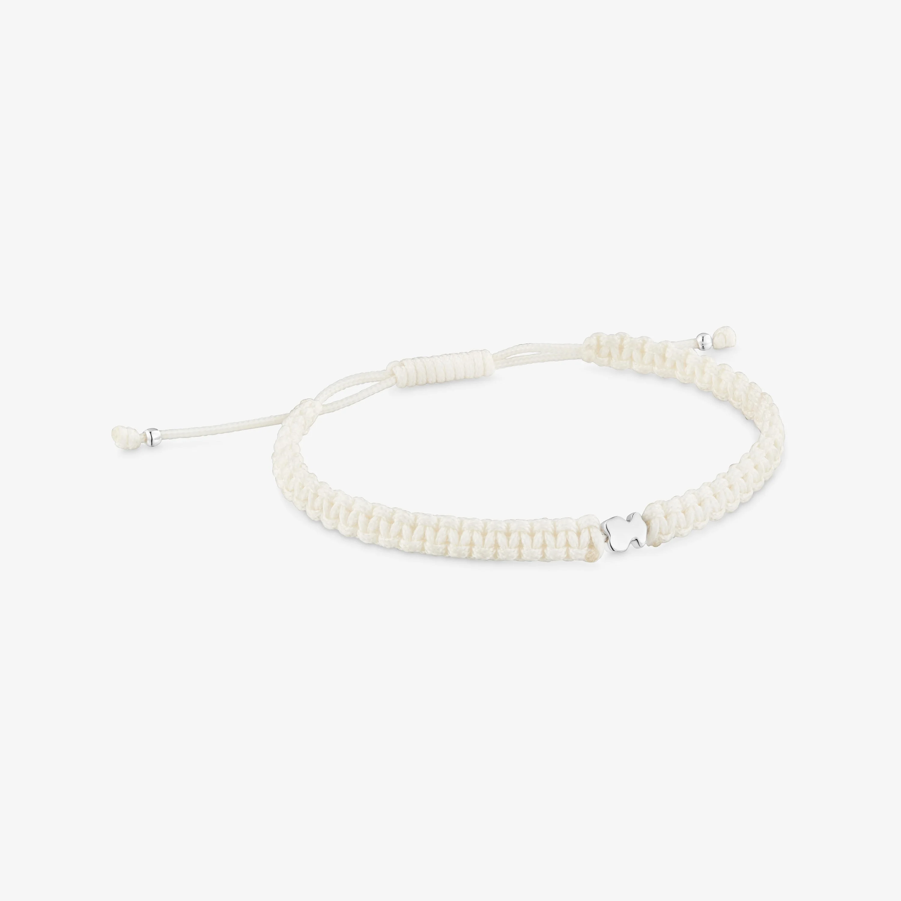 Silver and white nylon bear Bracelet TOUS Motifs - 1