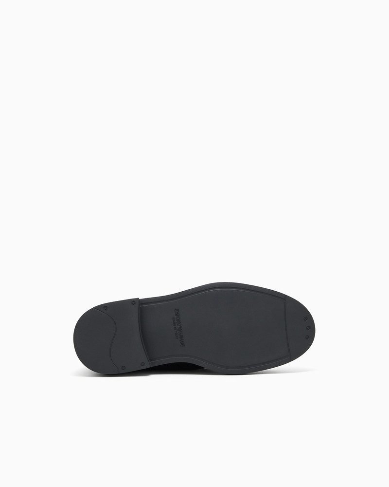 CALFSKIN PONY HAIR CHUKKA BOOTS 6