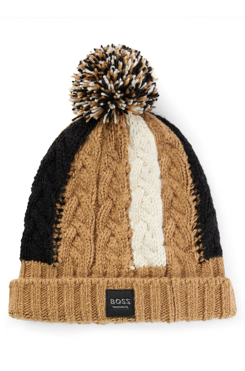 EQUESTRIAN LIGHTWEIGHT BOBBLE HAT IN SIGNATURE COLORS 1