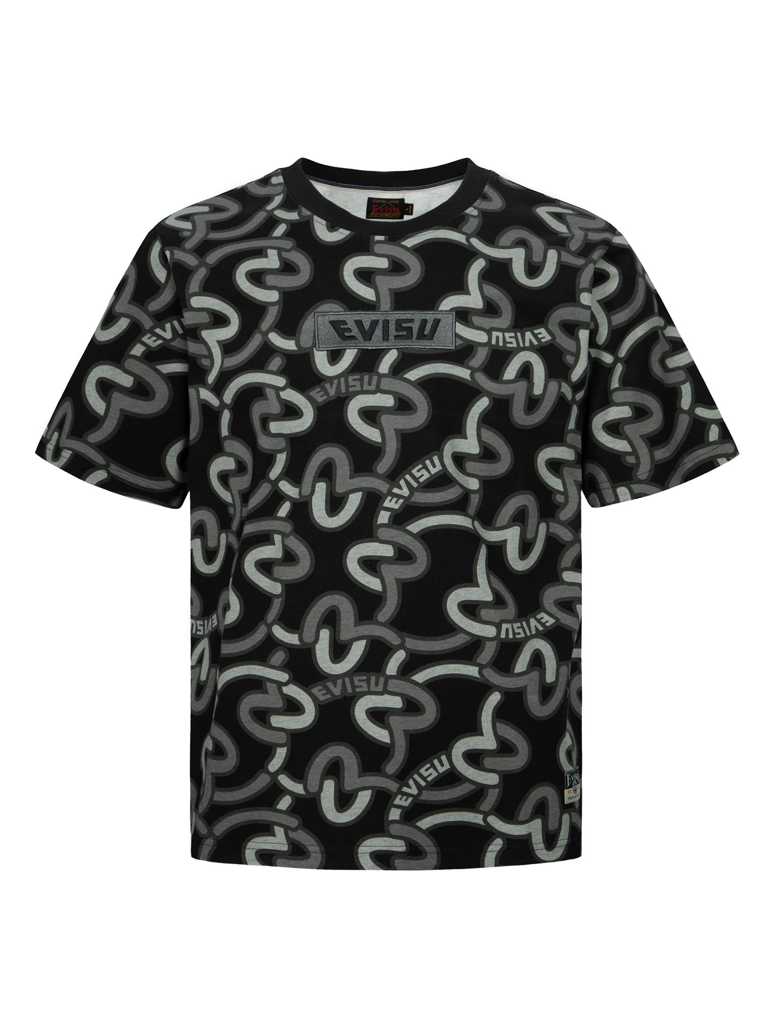 ALLOVER OVERLAPPING SEAGULL PRINT REGULAR FIT T-SHIRT - 11