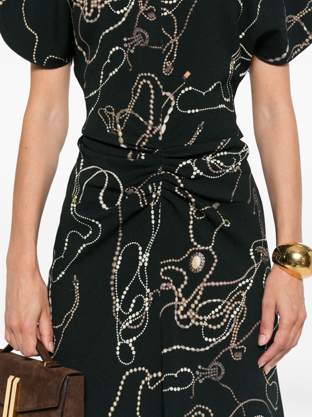 printed midi dress - 5
