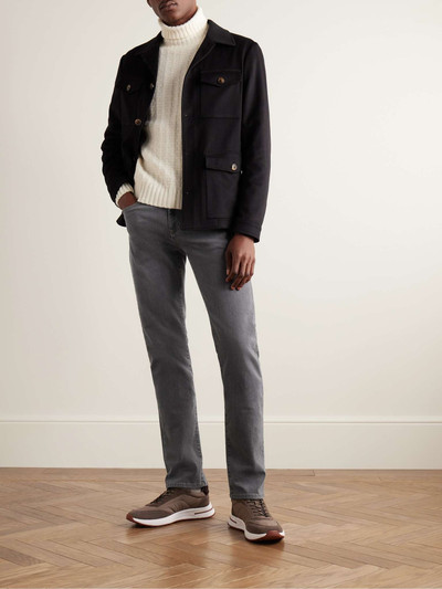 Canali Slim-Fit Straight-Leg Jeans outlook