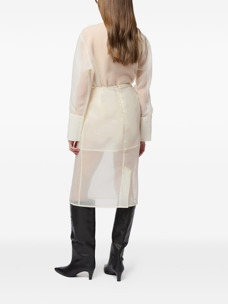 Tyra organza midi skirt 4