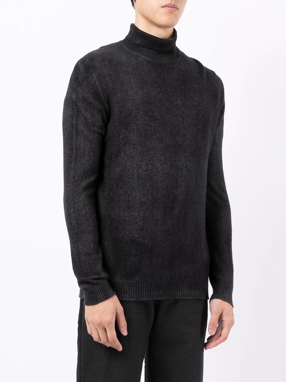 roll neck cashmere jumper - 3