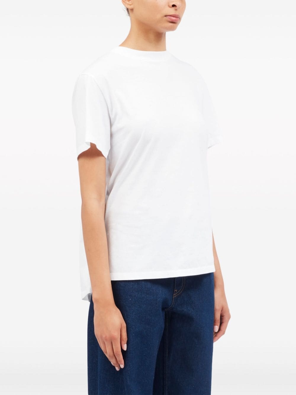 layered cotton T-shirt - 3