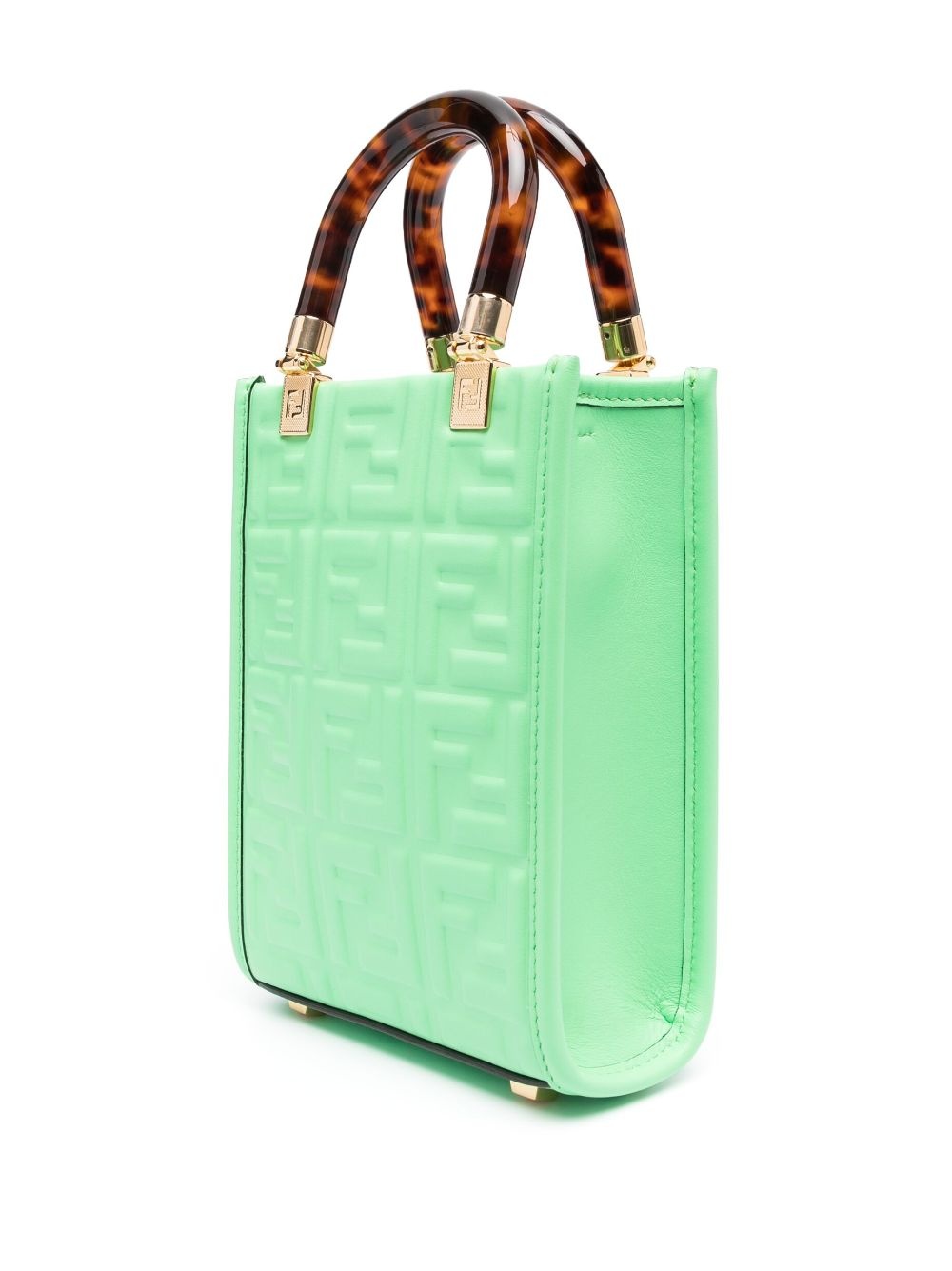 monogram-debossed tote bag - 3