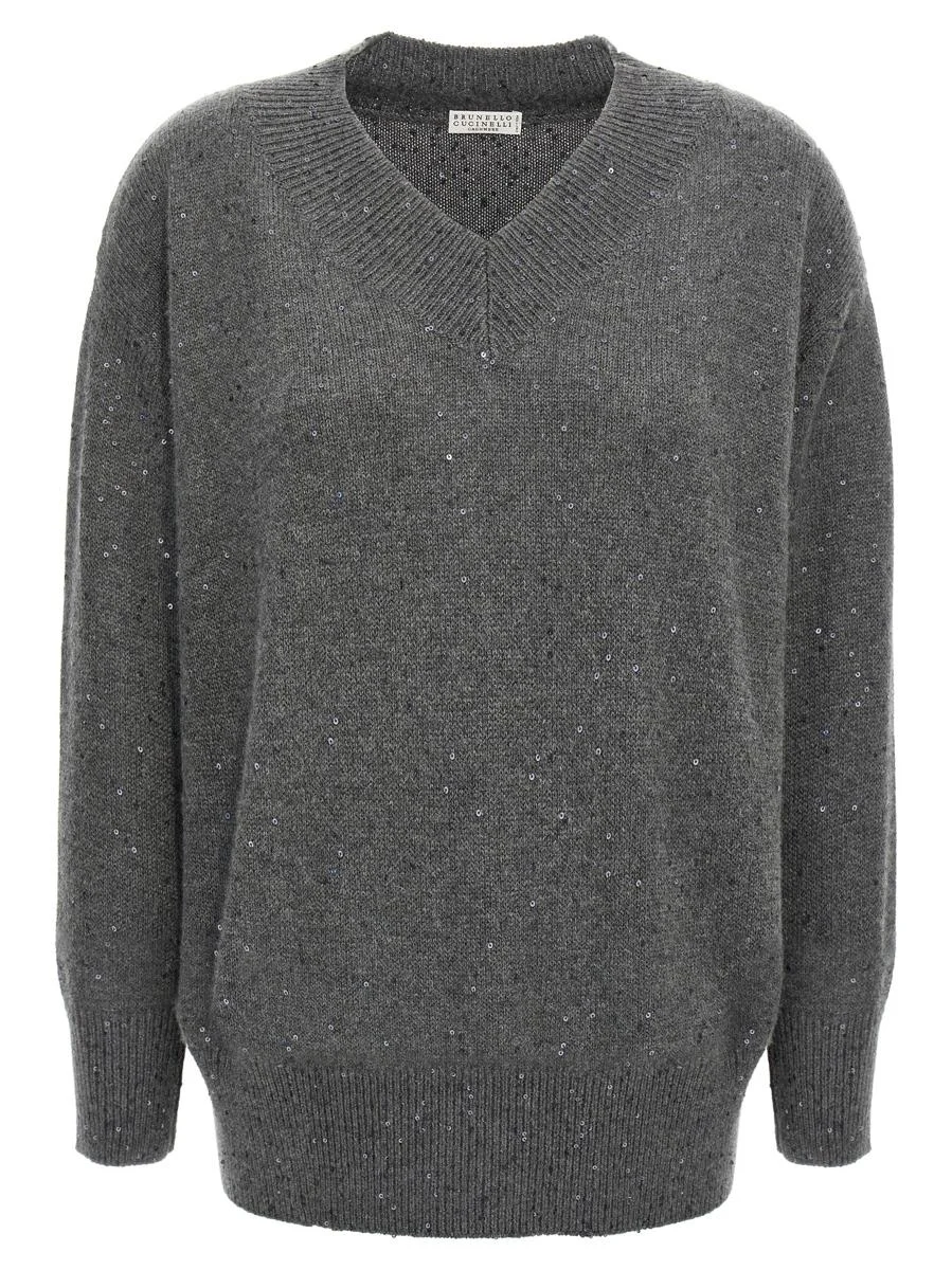 Brunello Cucinelli Sequin Sweater - 1