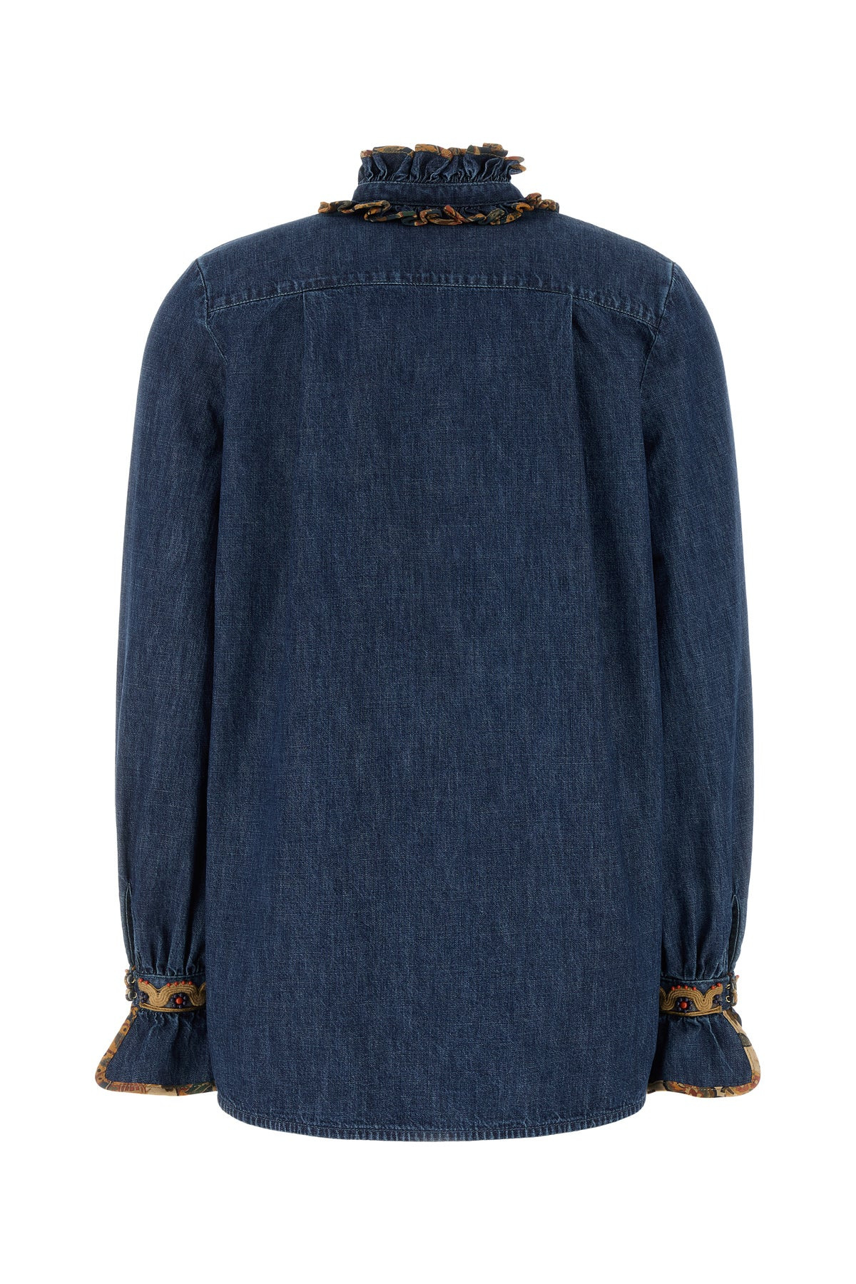 Chambray denim blouse - 2