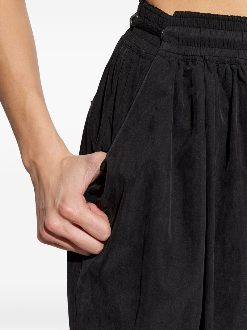 drawstring pleated trousers 5