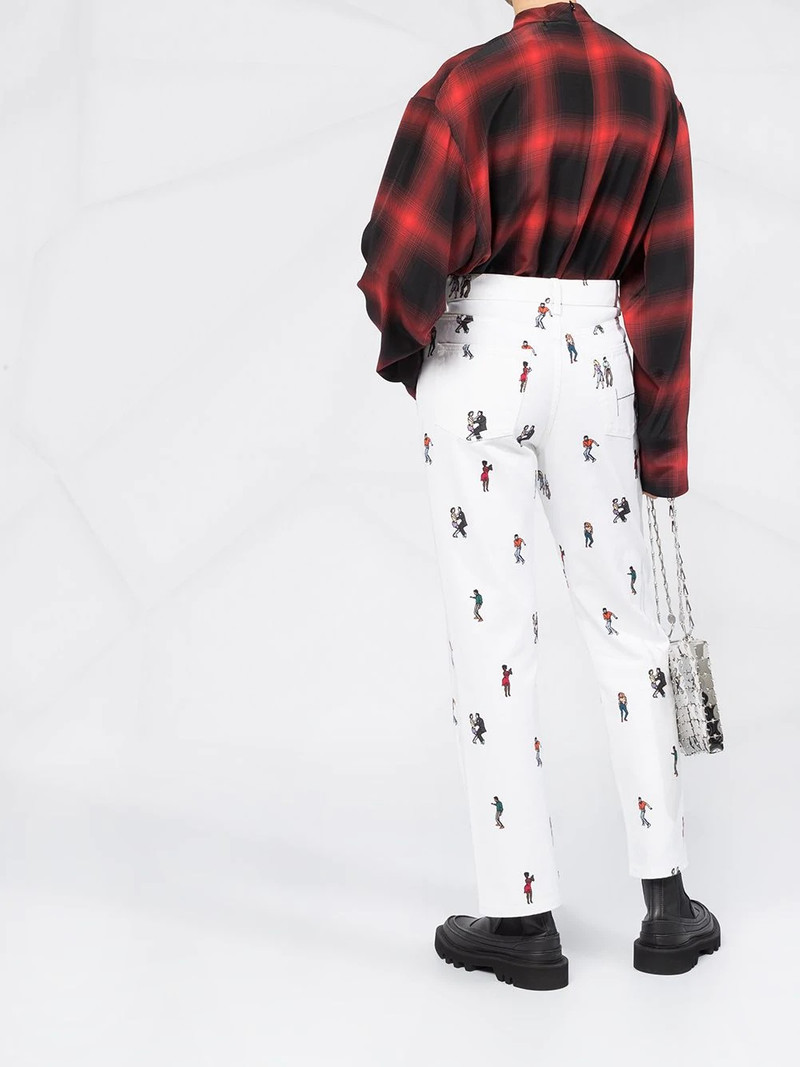 Zadie check silk blouse 6
