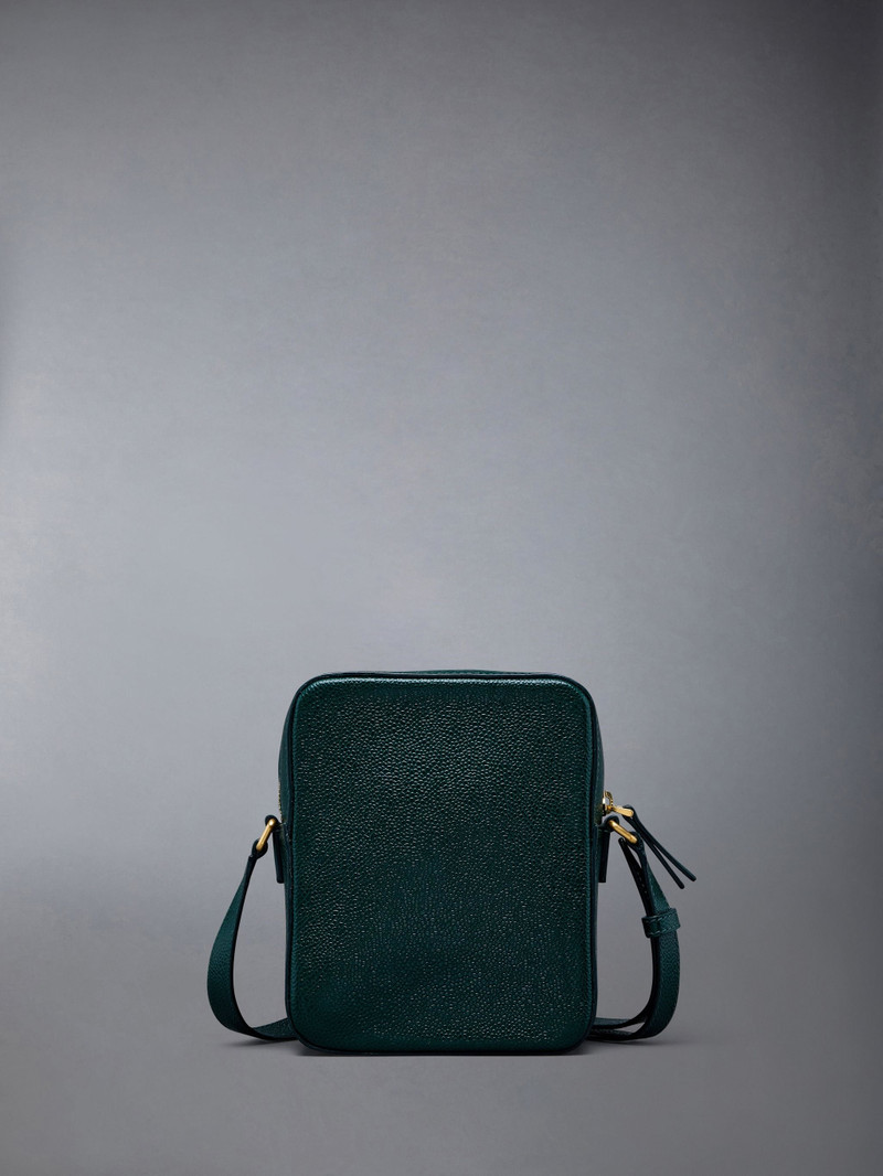 Pebble Grain Leather Vertical Camera Bag 3