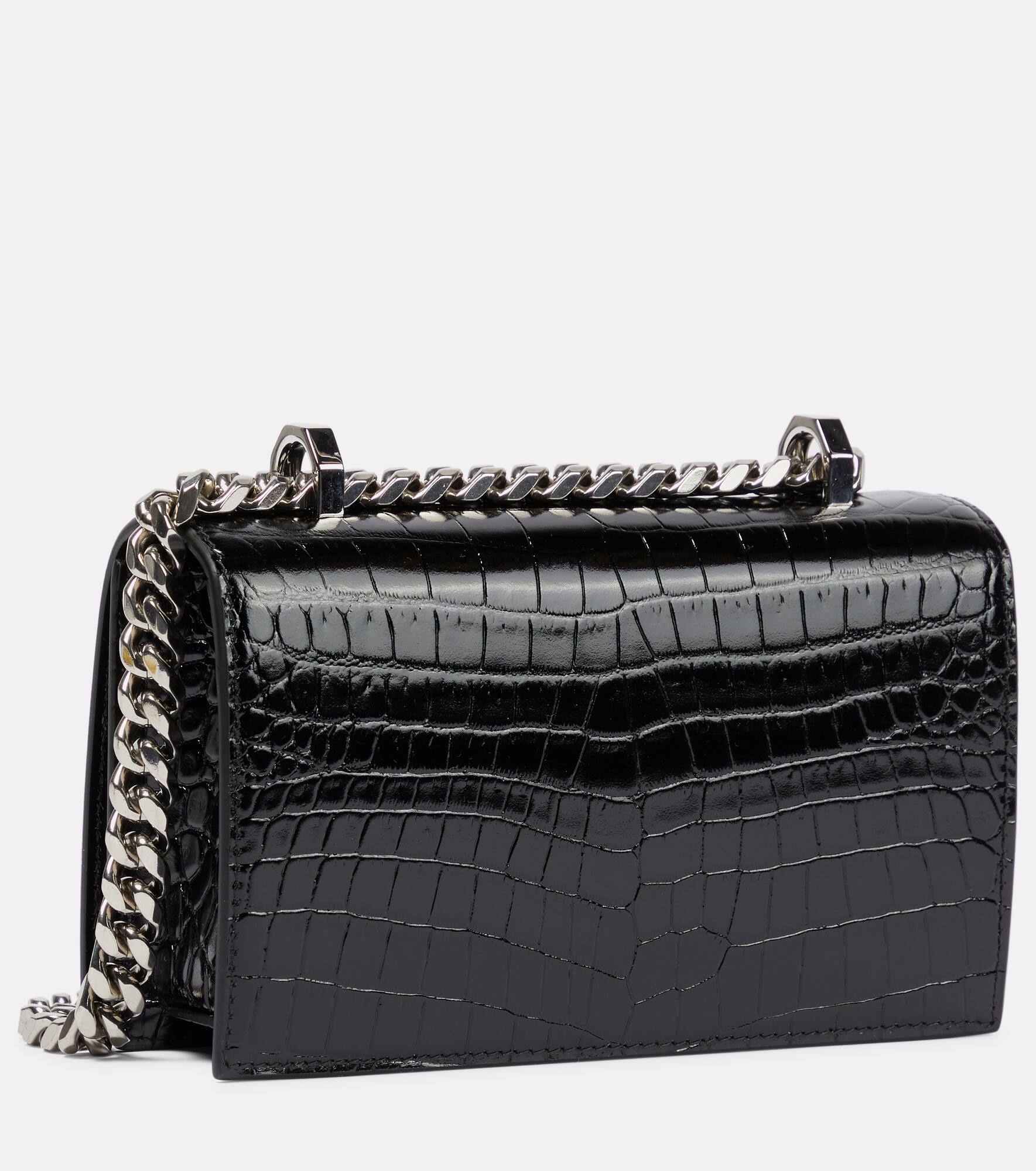 Jewelled Satchel Small leather crossbody bag - 4