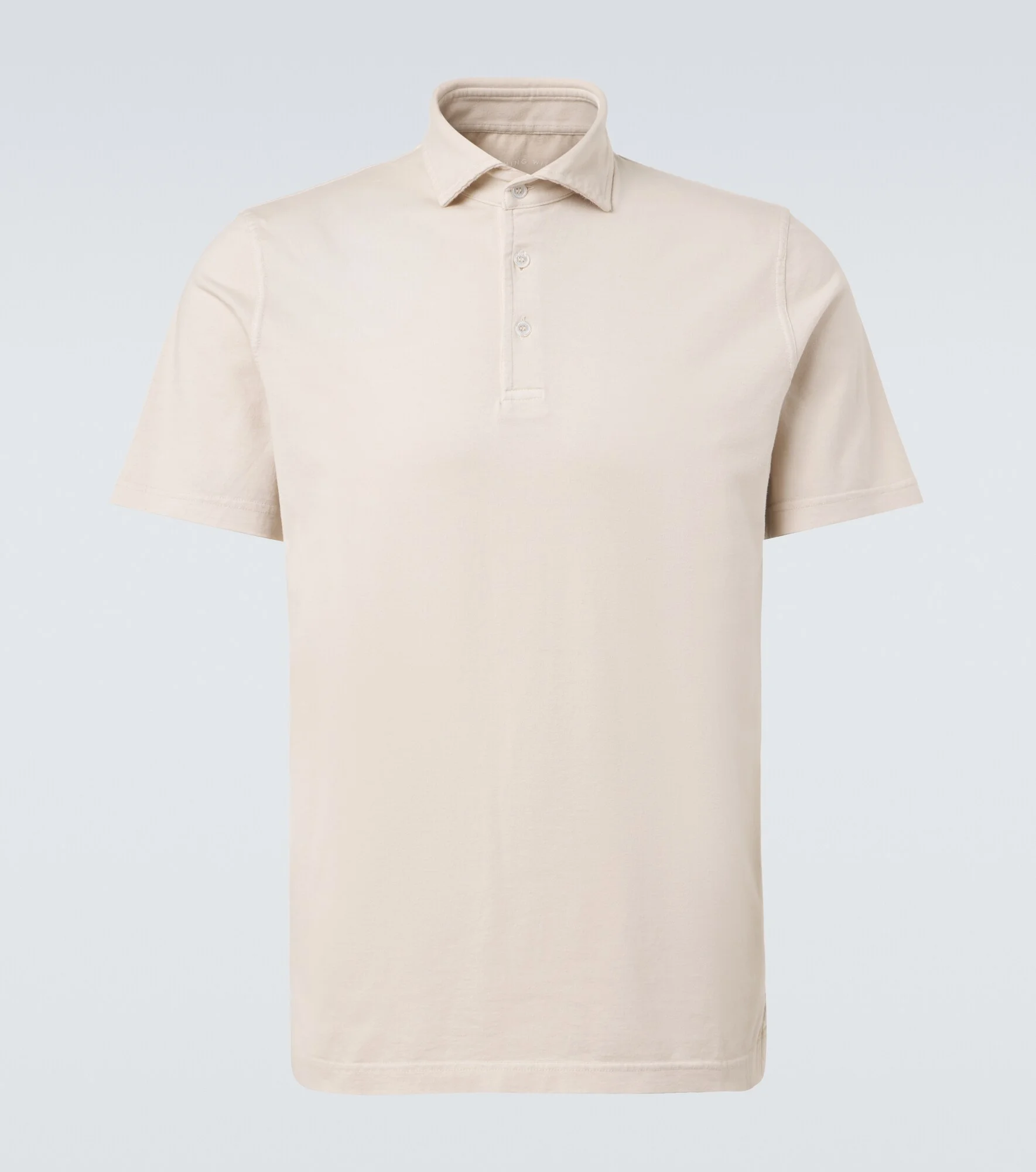 Cotton jersey polo shirt - 1