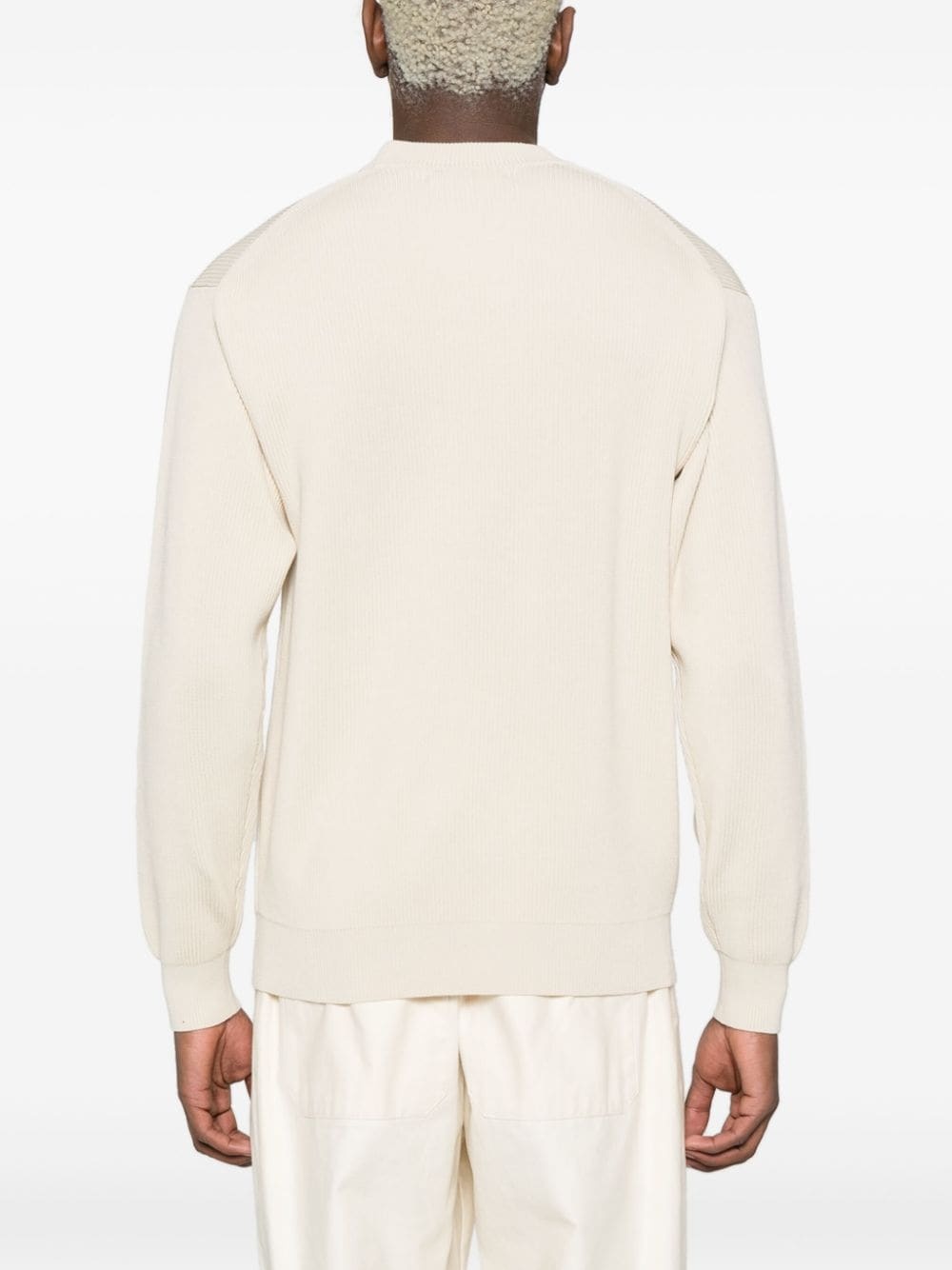 crew-neck cotton sweatshirt - 7