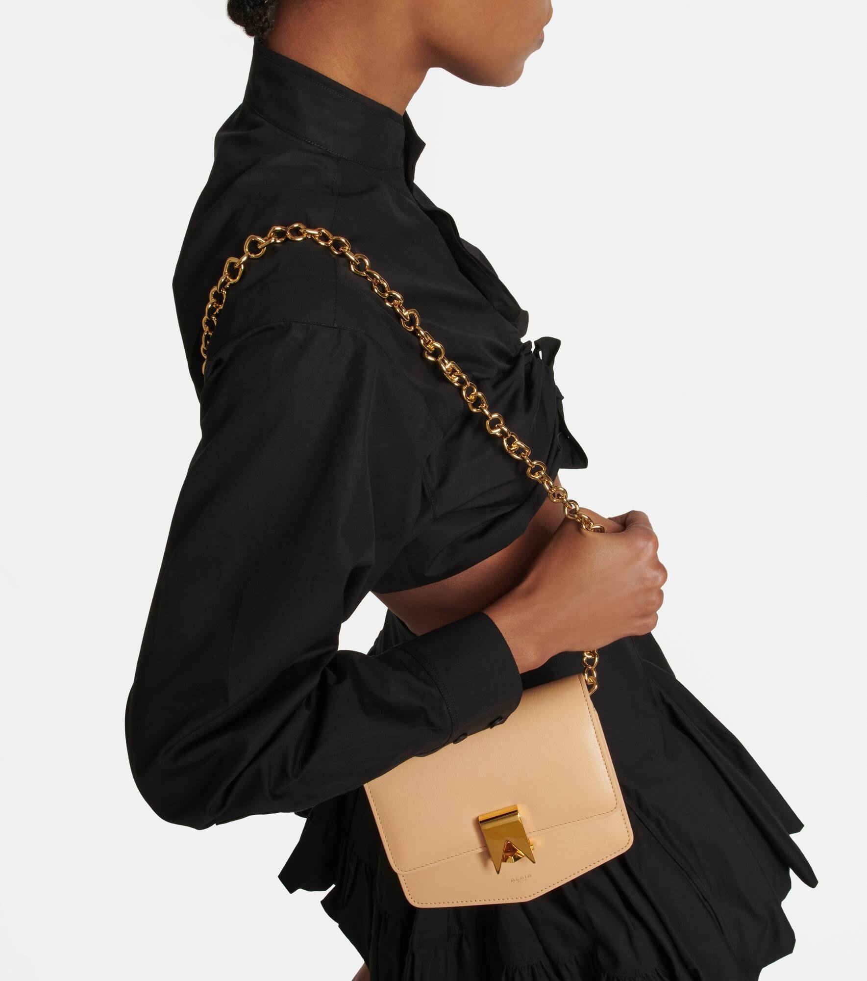 Le Papa Small leather crossbody bag - 6