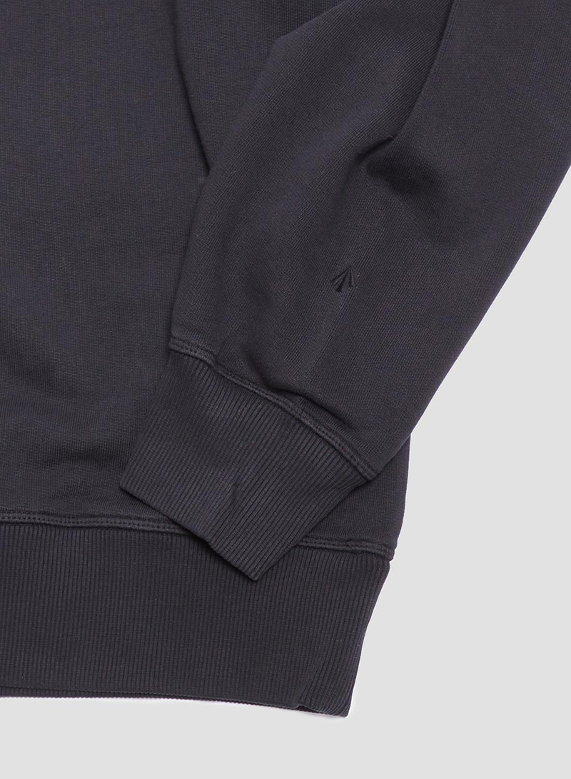 Embroidered Arrow Crew Sweatshirt in Black 3