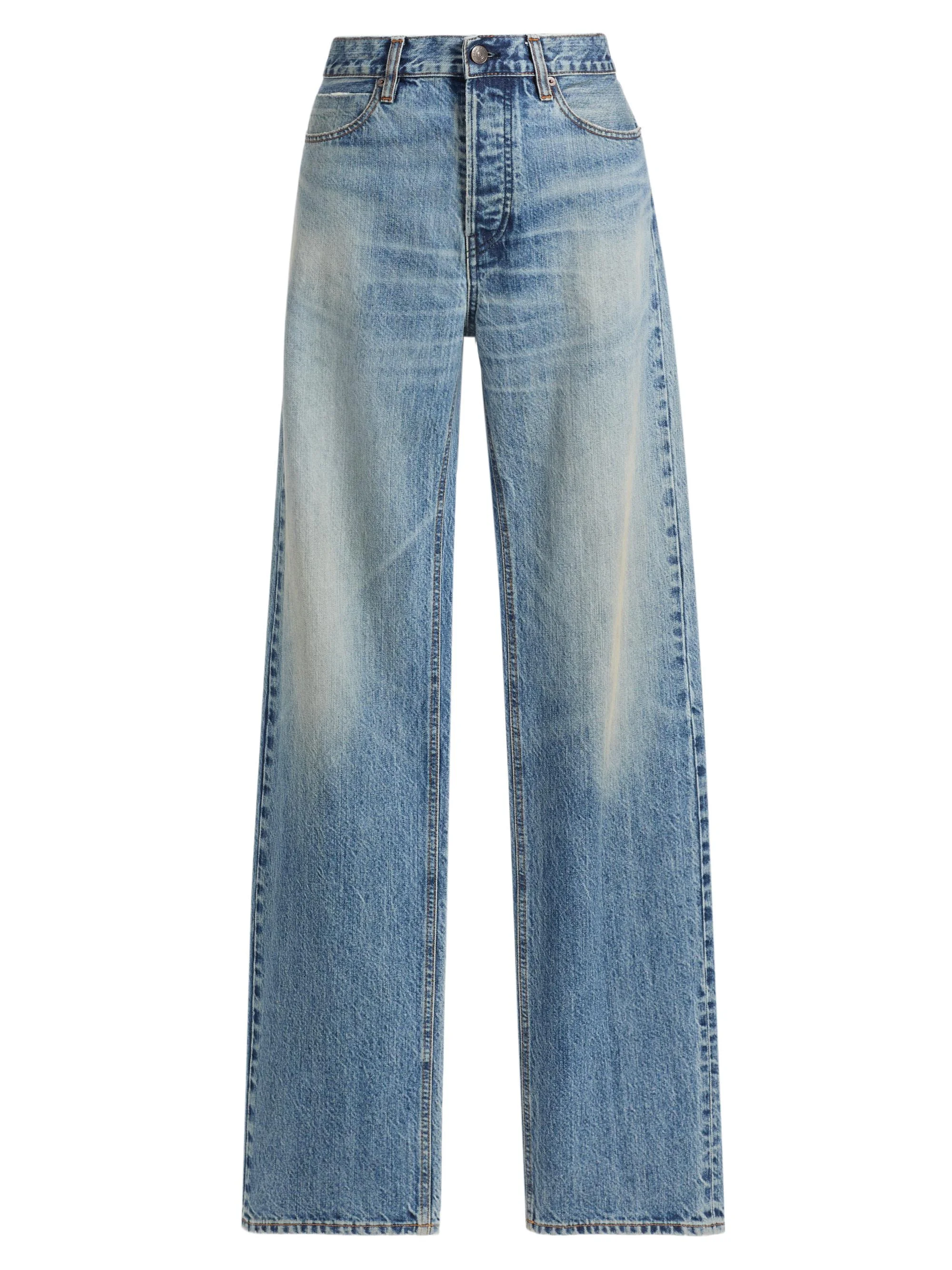 Women's The Stack Relaxed Straight Jeans - Psychic - 1