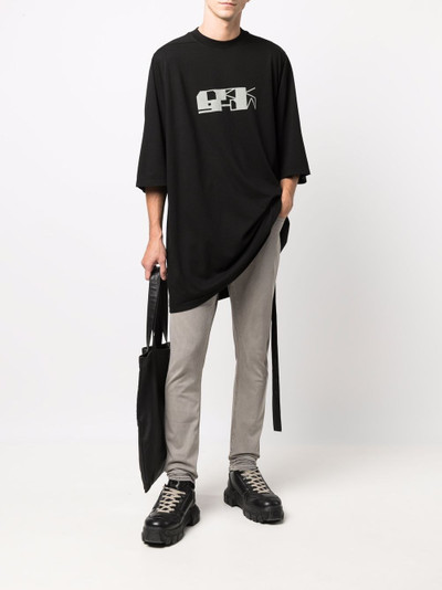 Rick Owens logo-print oversize T-shirt outlook