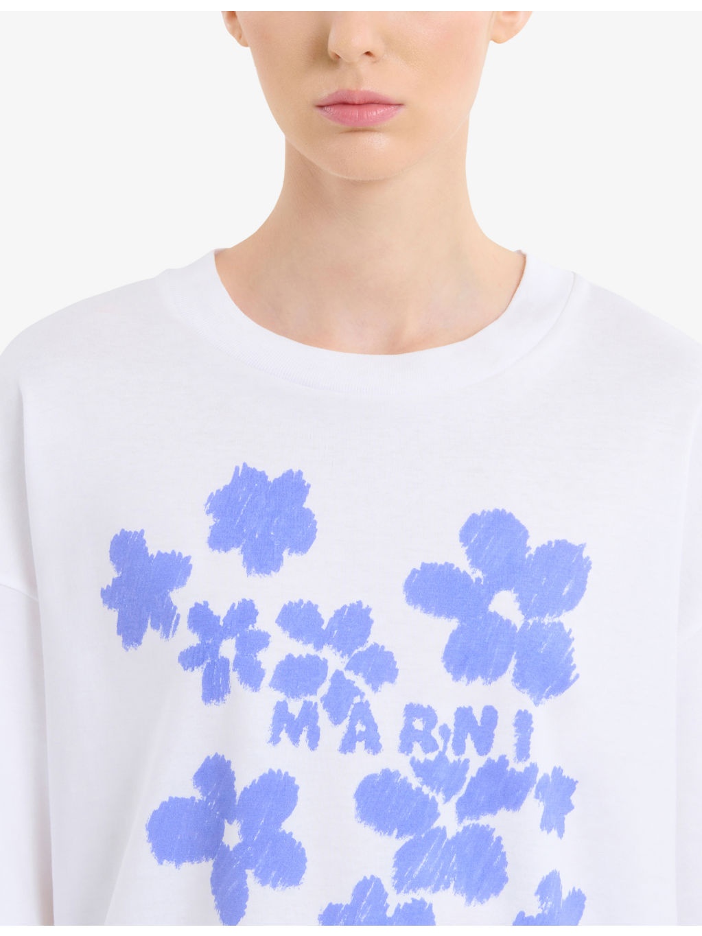 Daisy-Print Relaxed-Fit Cotton T-Shirt - 4