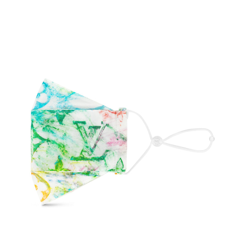 Monogram Pastel Bandana And Mask Cover Set 4