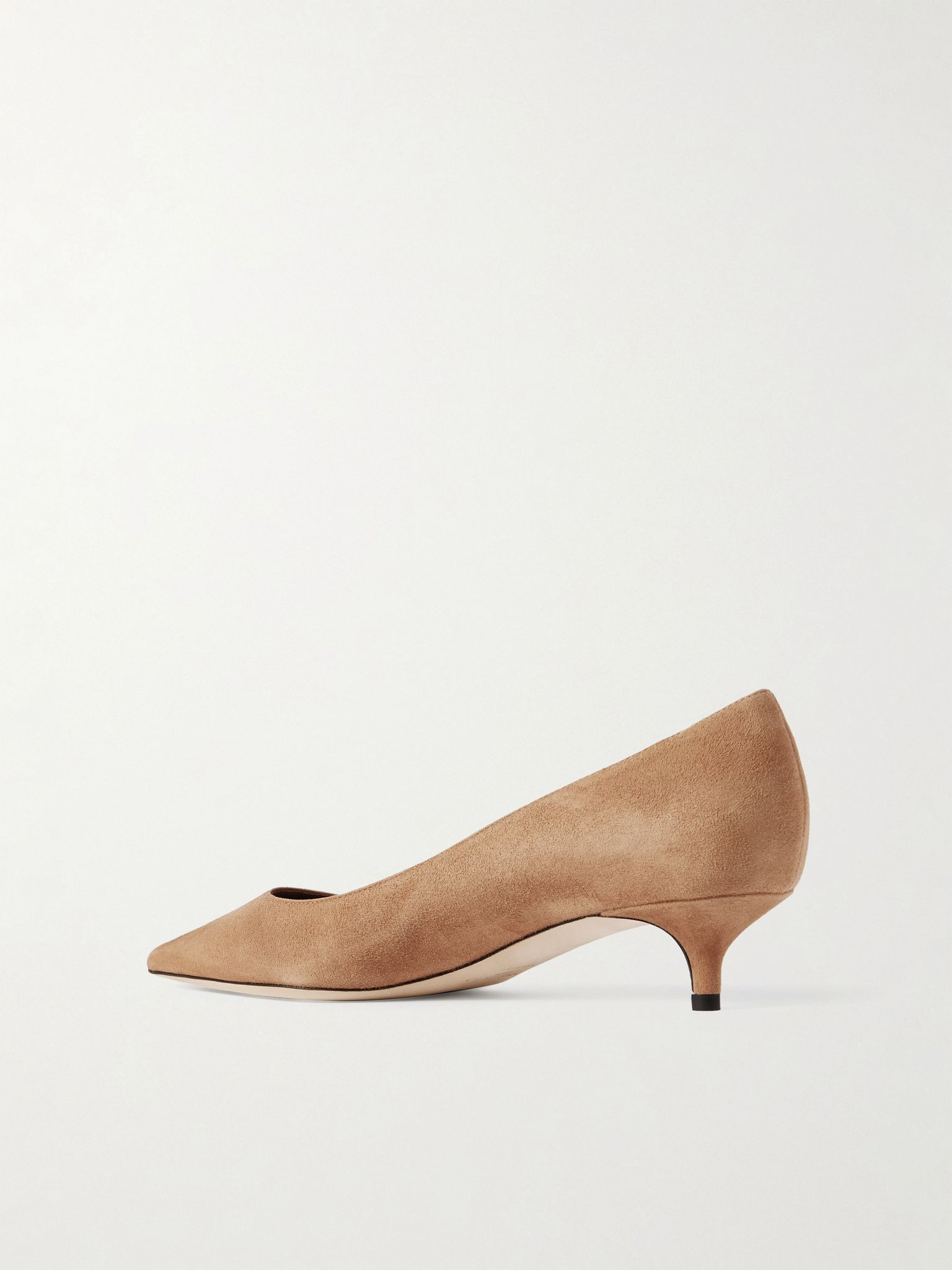 Amelia 30 suede pumps Light brown - 3